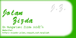 jolan zizda business card